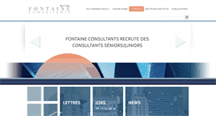 Desktop Screenshot of fontaine-consultants.fr