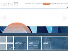 Tablet Screenshot of fontaine-consultants.fr